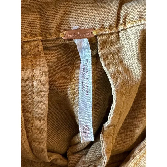 Free People Women's XS Green Utility Jumpsuit Casual One-Piece - Picture 8 of 8